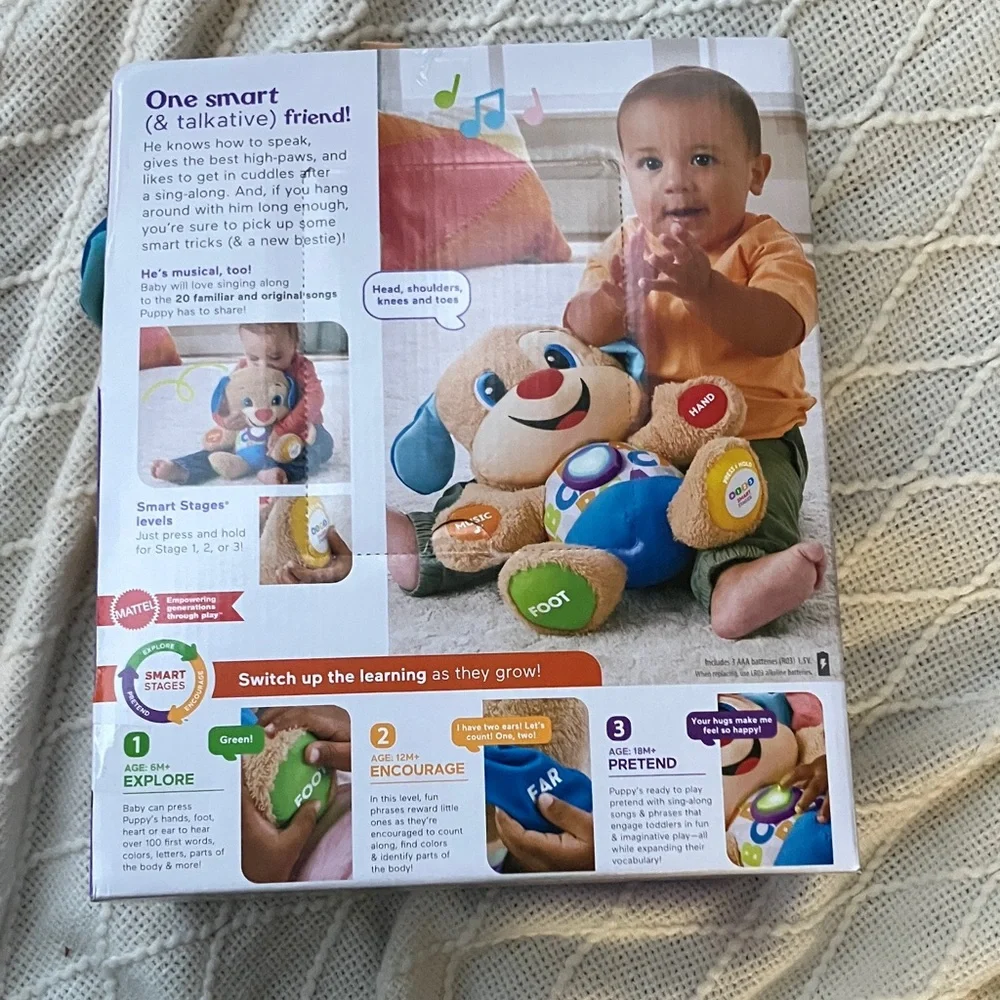 Fisher-Price Colorful Smart Stages Puppy - Picture 2 of 4
